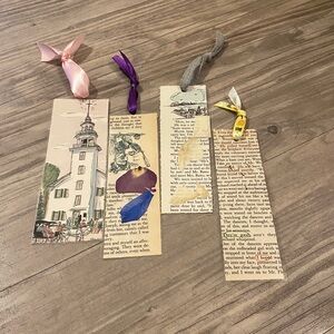 *4x* CUSTOM Vintage Bookmarks 🔖